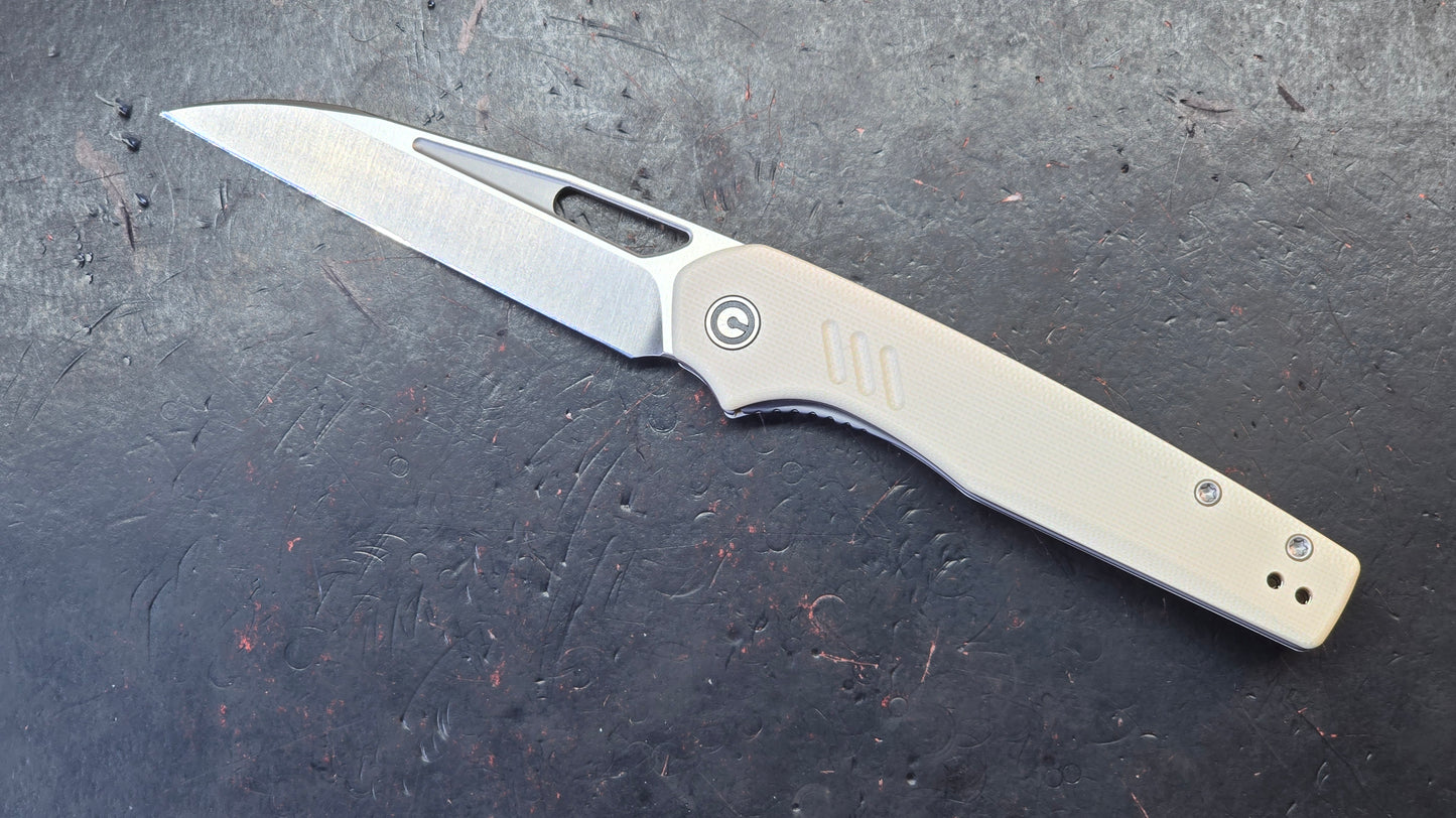 Civivi Guile Off White G10 Handle 14C28N Blade