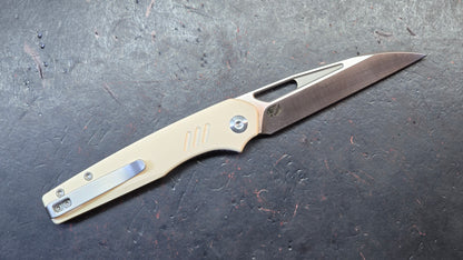 Civivi Guile Off White G10 Handle 14C28N Blade