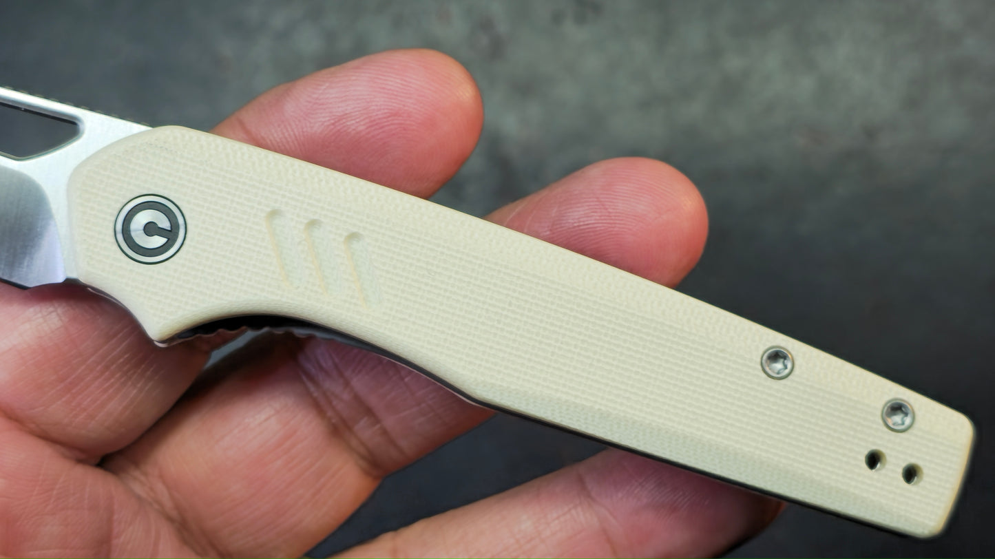 Civivi Guile Off White G10 Handle 14C28N Blade