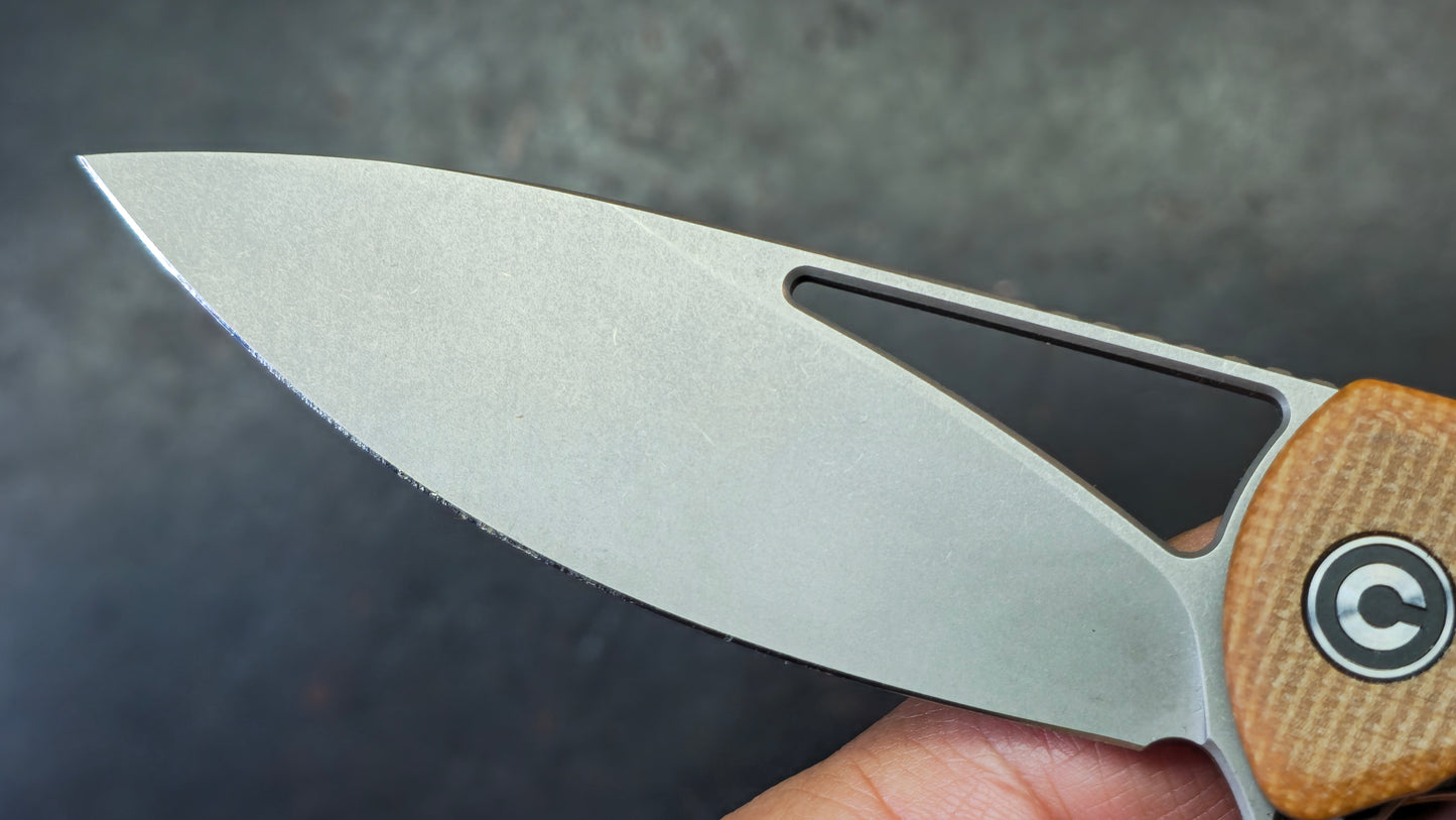 CIVIVI Riffle Micarta Handle 14C28N Blade