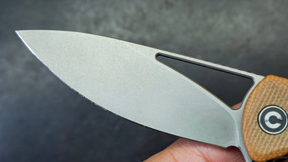 CIVIVI Riffle Micarta Handle 14C28N Blade