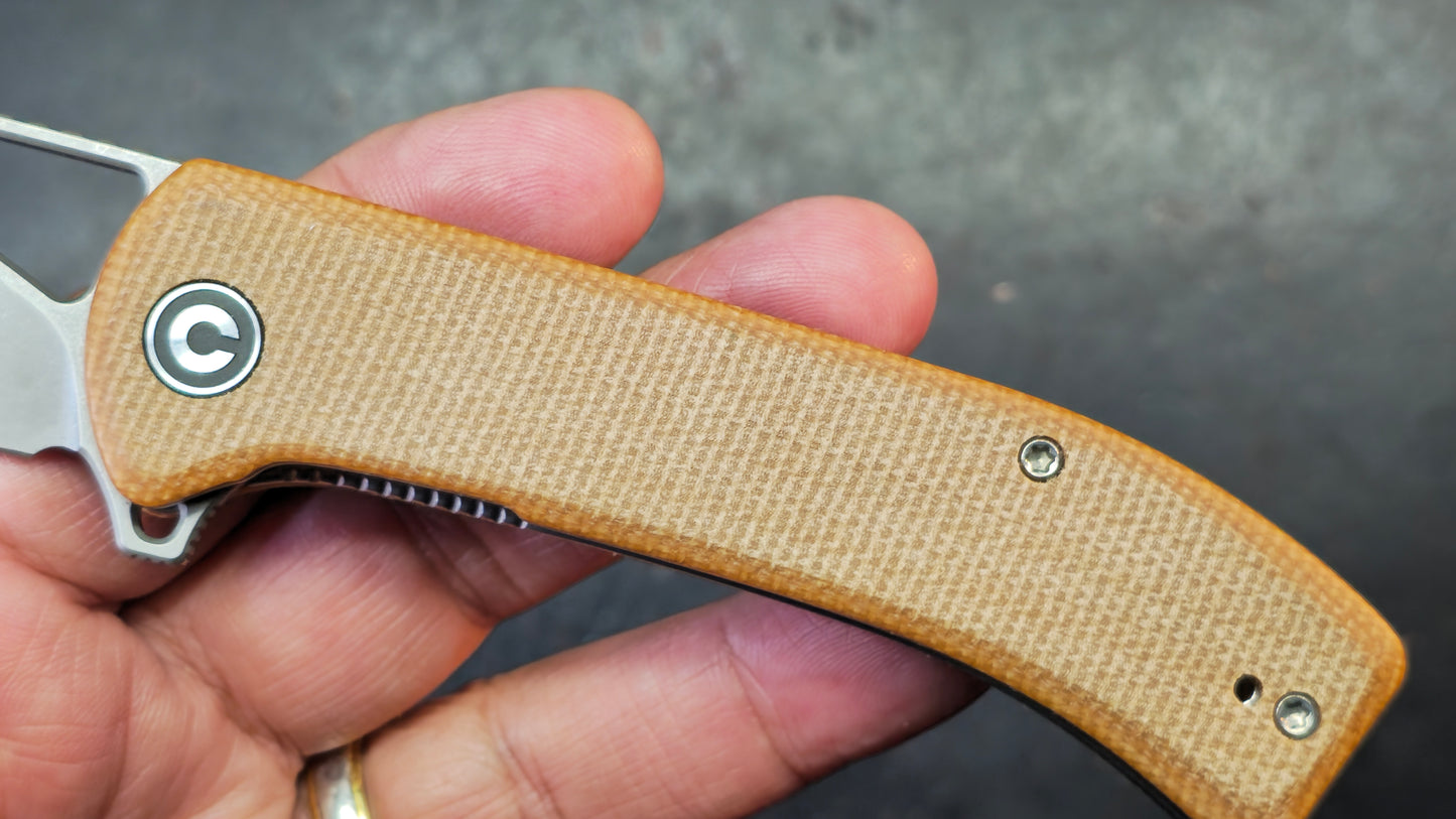 CIVIVI Riffle Micarta Handle 14C28N Blade