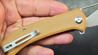CIVIVI Riffle Micarta Handle 14C28N Blade