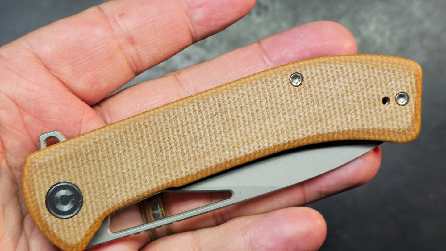 CIVIVI Riffle Micarta Handle 14C28N Blade