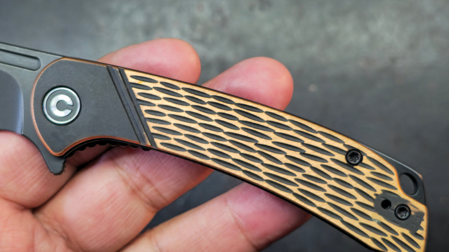 CIVIVI Dogma Copper Handle D2 Blade
