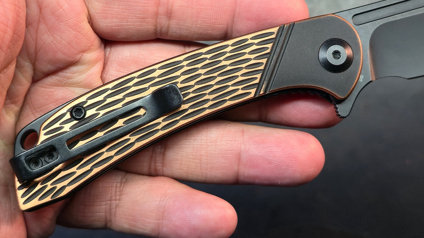 CIVIVI Dogma Copper Handle D2 Blade
