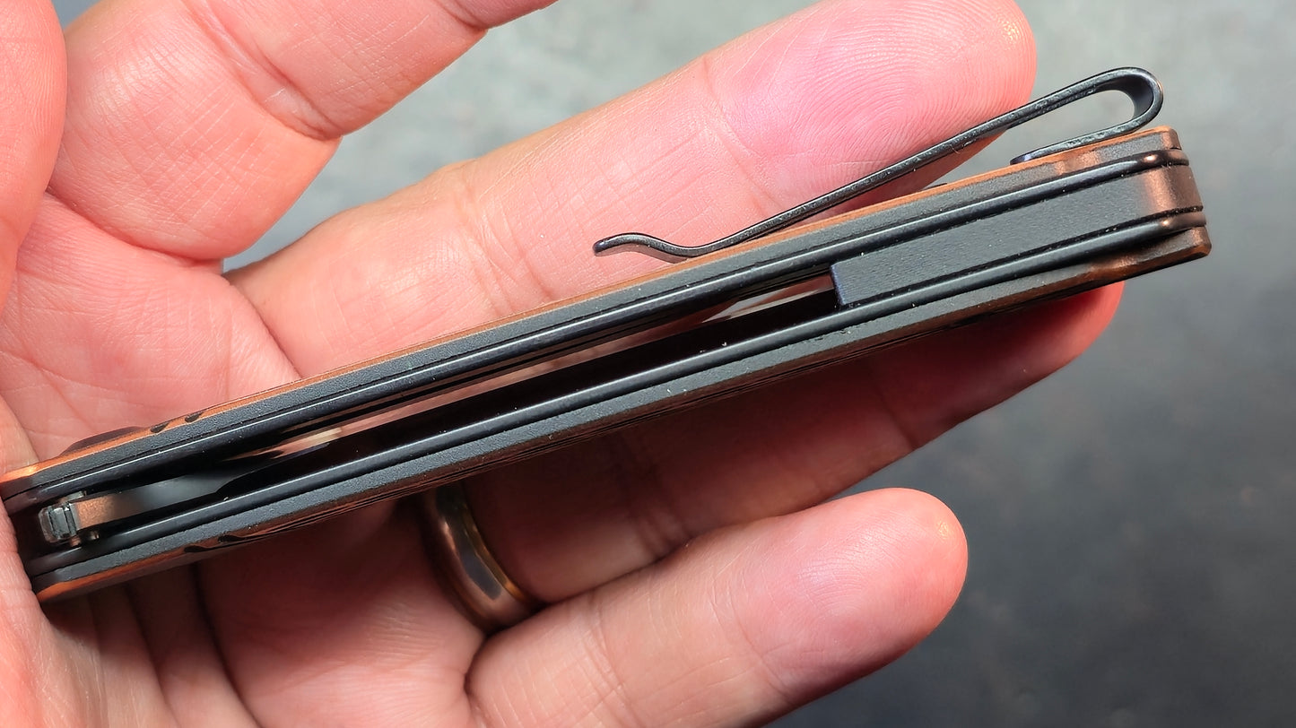 CIVIVI Dogma Copper Handle D2 Blade