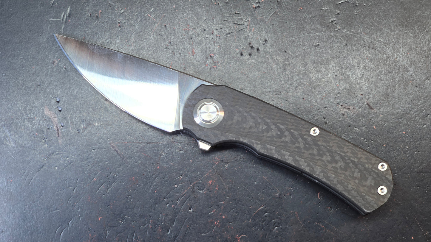 TWOSUN TS243 Titanium / Carbon Fiber Handle YJ01-V1 Blade