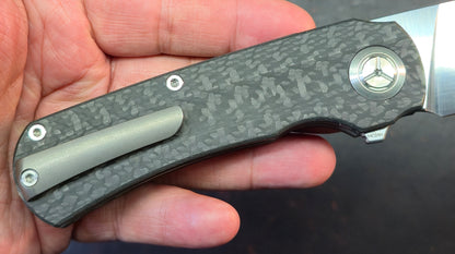 TWOSUN TS243 Titanium / Carbon Fiber Handle YJ01-V1 Blade