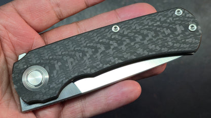 TWOSUN TS243 Titanium / Carbon Fiber Handle YJ01-V1 Blade
