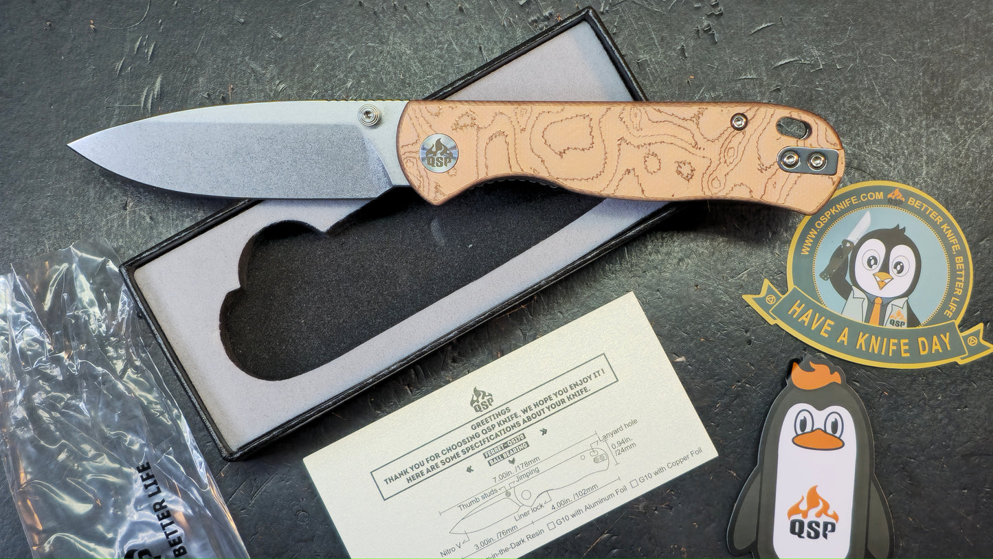 QSP Ferret Copper Foil G10 Handle Nitro-V