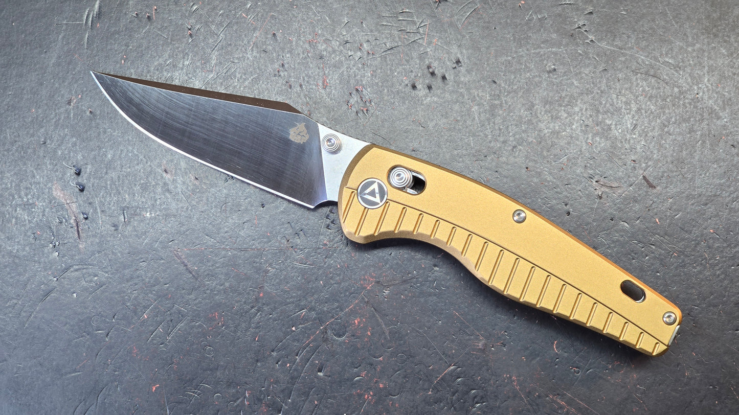 QSP Reptile Champagne Aluminium Handle 14C28N