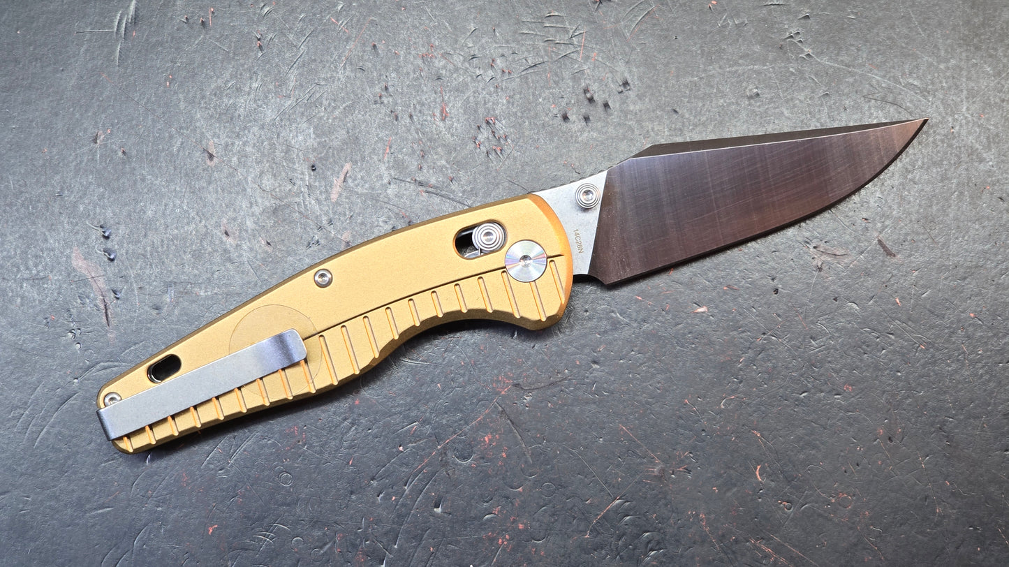 QSP Reptile Champagne Aluminium Handle 14C28N