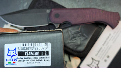 FOX Eastwood Tiger FX-524 MB Micarta S90V