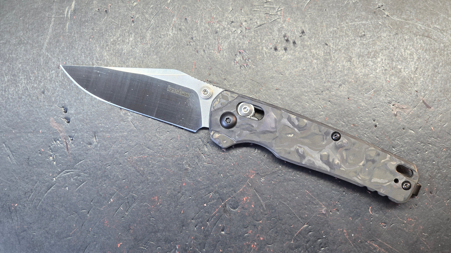 Kershaw Bel Air 6106CF DuraLock Carbon Fiber handle Magnacut blade