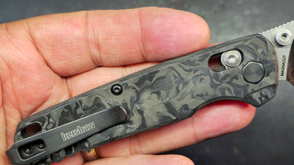 Kershaw Bel Air 6106CF DuraLock Carbon Fiber handle Magnacut blade