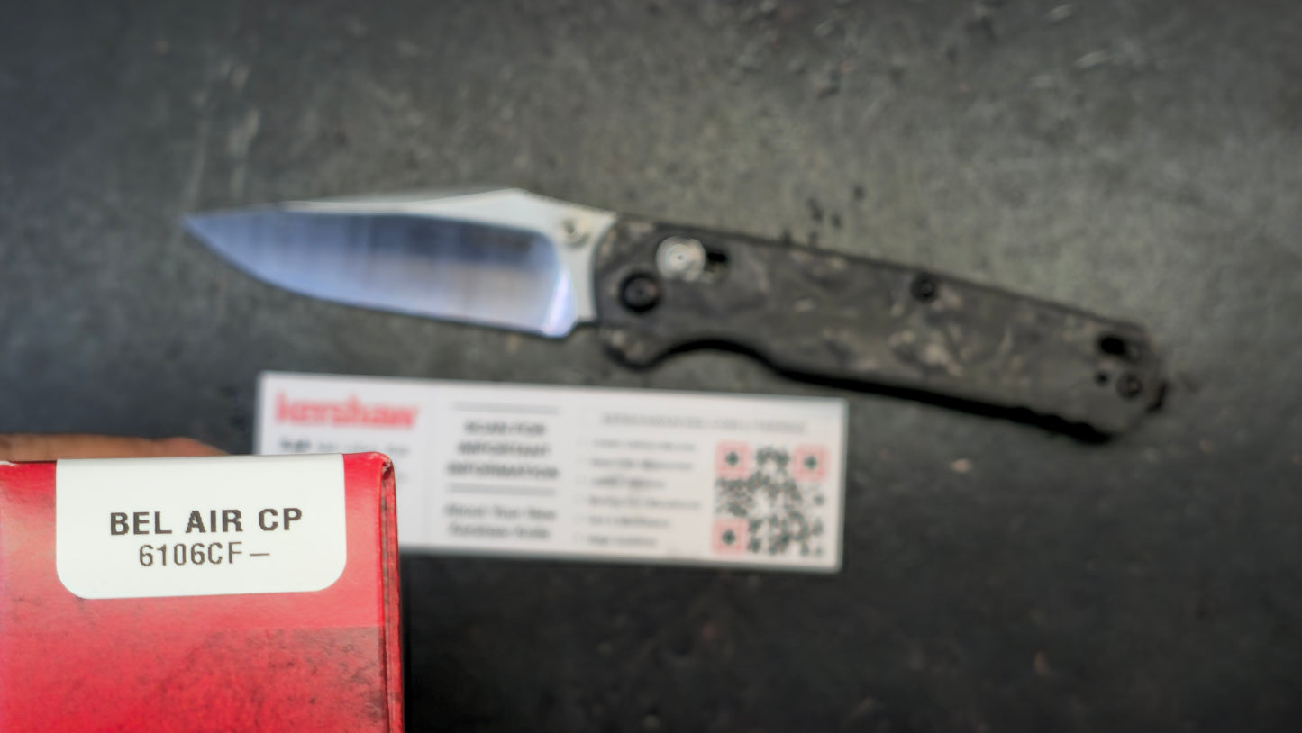 Kershaw Bel Air 6106CF DuraLock Carbon Fiber handle Magnacut blade