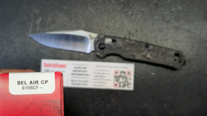 Kershaw Bel Air 6106CF DuraLock Carbon Fiber handle Magnacut blade
