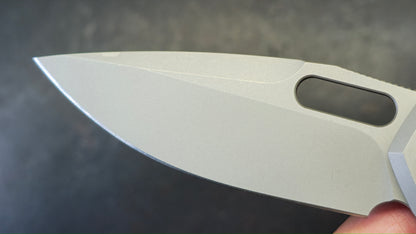Trivisa Knives Gecko-S Liner Lock Titanium Handle Stonewashed M390 Blade