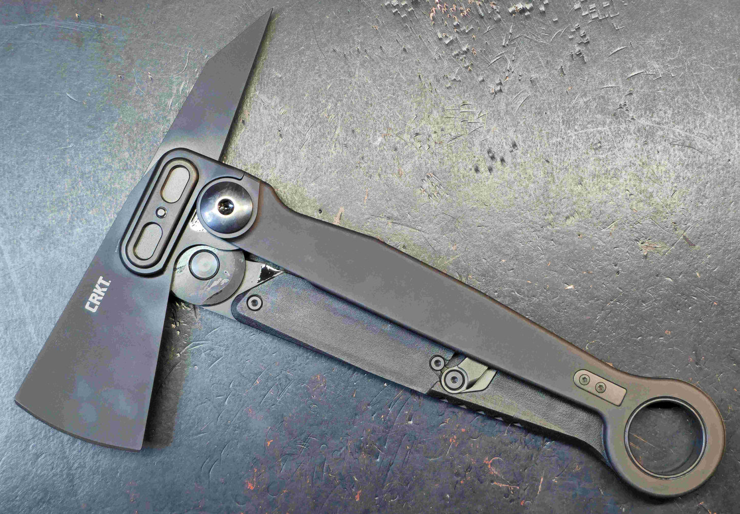 CRKT Provoke X Morphing Folding Axe SUJ2 Steel Blade and Spike