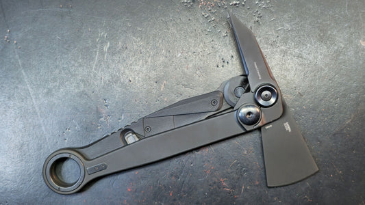 CRKT Provoke X Morphing Folding Axe SUJ2 Steel Blade and Spike