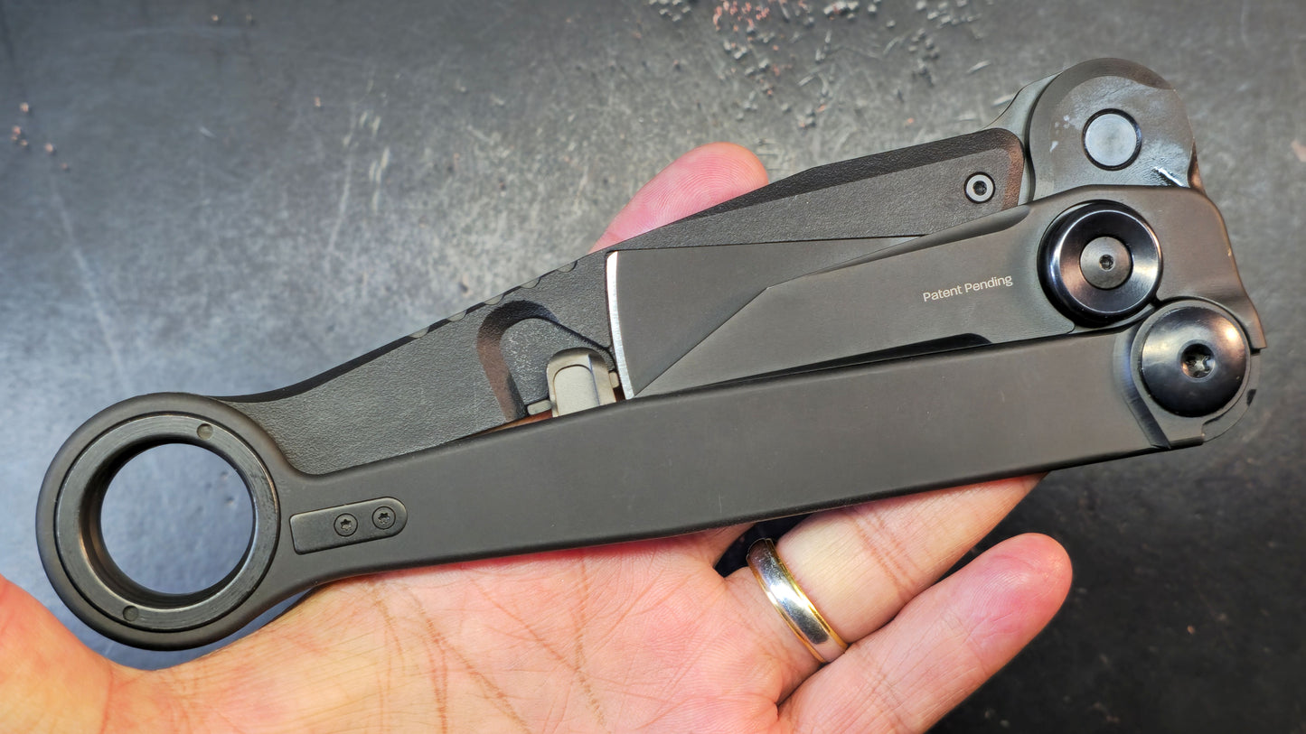 CRKT Provoke X Morphing Folding Axe SUJ2 Steel Blade and Spike