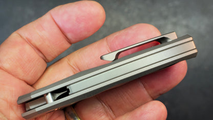 TWOSUN TS354 Titanium Handle D2 Blade