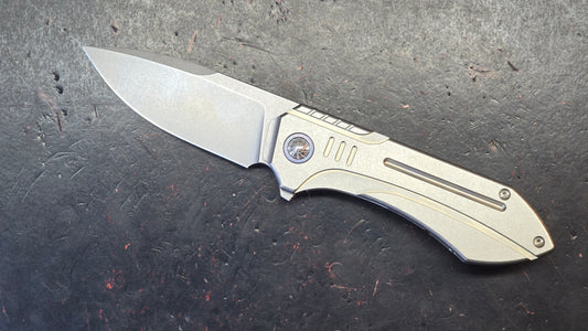 Forest Elf Rattlesnake F15 Original Design "tuning fork" Titanium M390