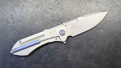 Forest Elf Rattlesnake F15 Original Design "tuning fork" Titanium M390