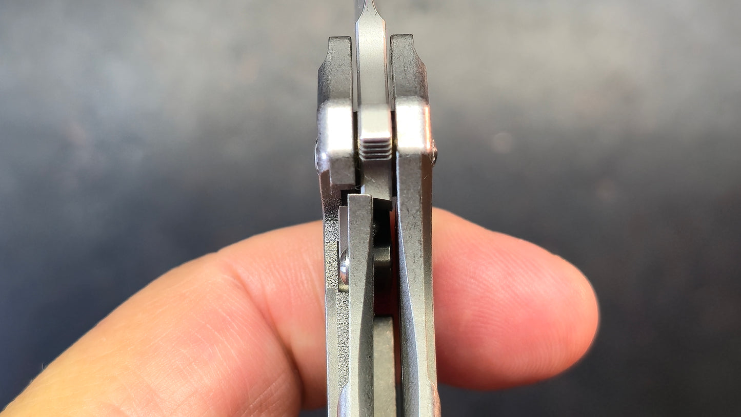 Forest Elf Rattlesnake F15 Original Design "tuning fork" Titanium M390