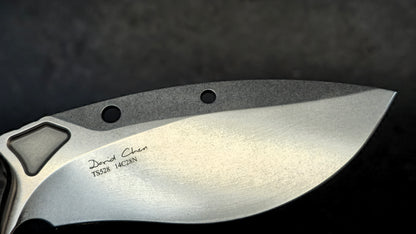 TwoSun TS528 Carbon Fiber / Titanium Handle 14C28N Blade