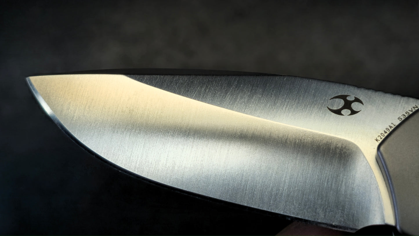 Kansept Turaco Titanium Handle S35VN Blade