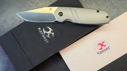 Kansept Turaco Titanium Handle S35VN Blade