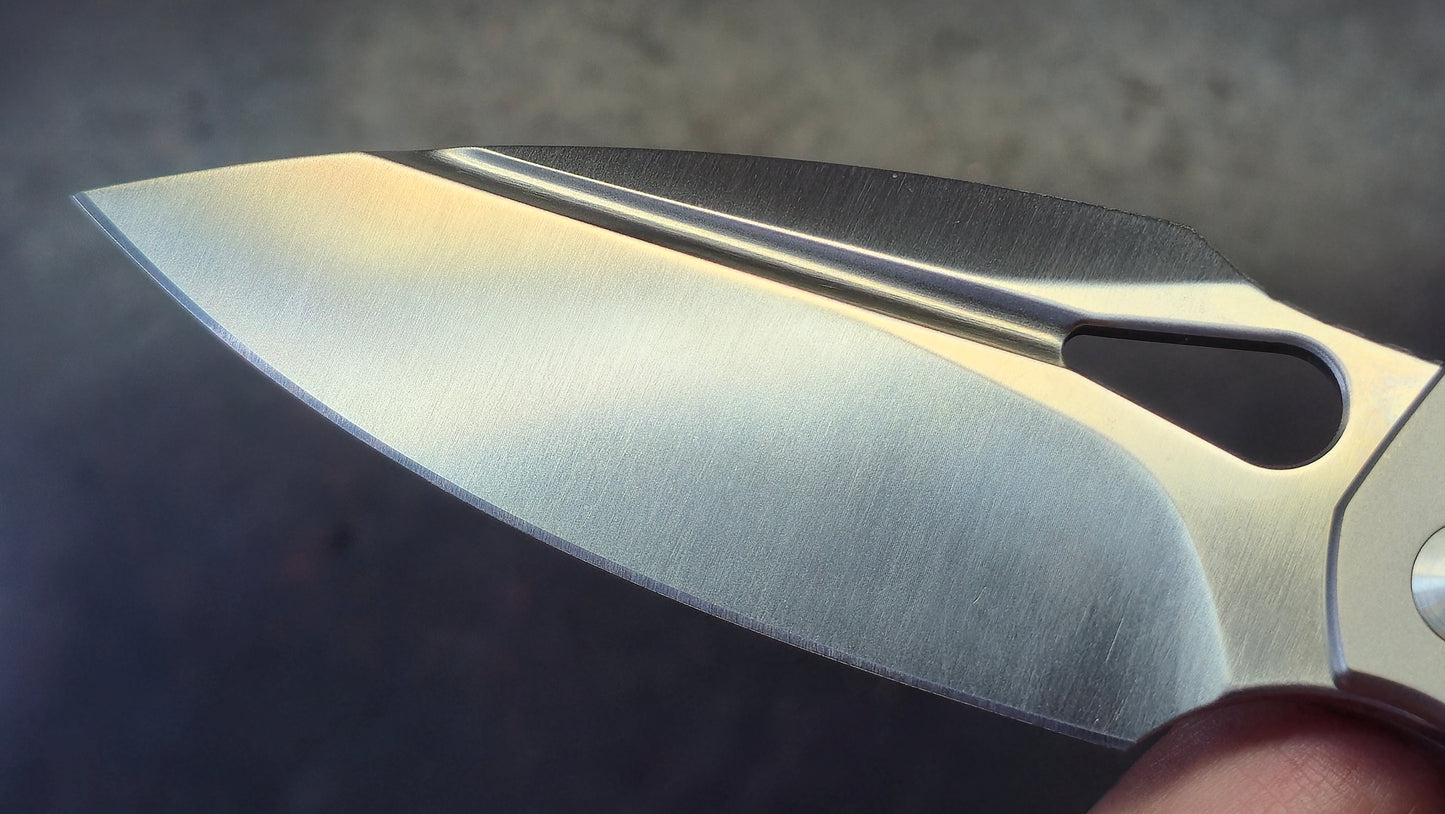 Monterey Bay Knives Sabertooth Titanium Handle S90V Blade