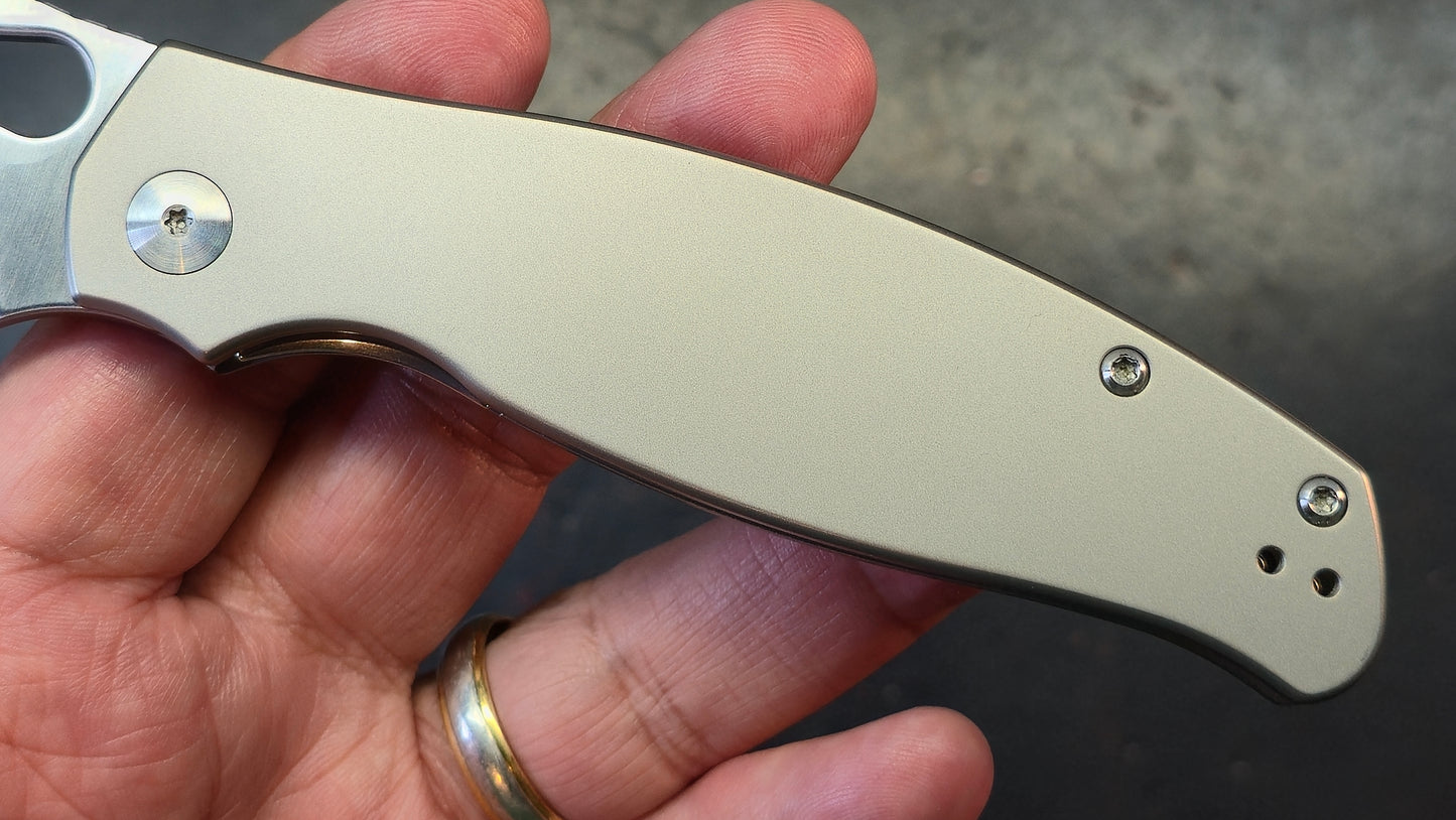 Monterey Bay Knives Sabertooth Titanium Handle S90V Blade