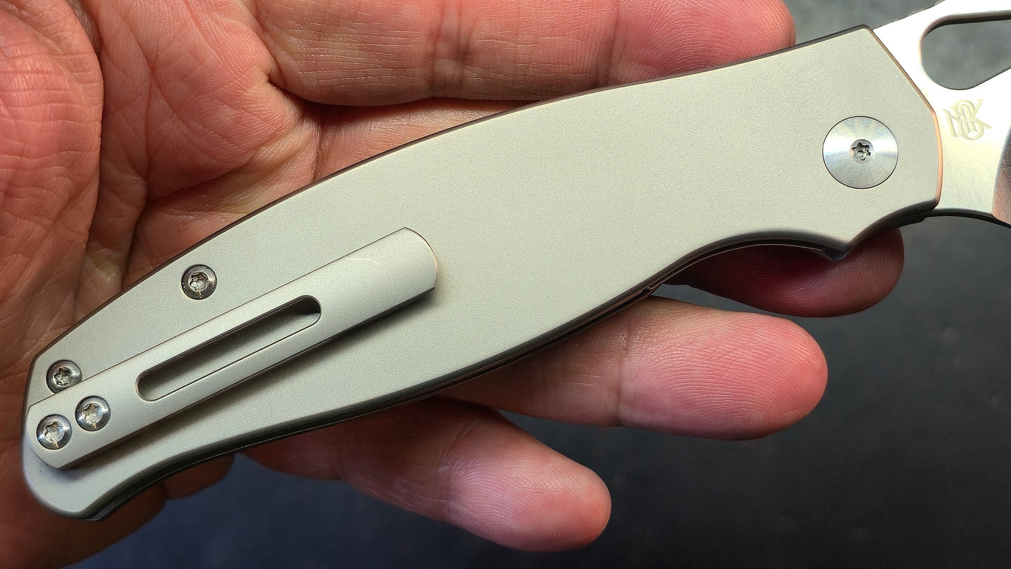 Monterey Bay Knives Sabertooth Titanium Handle S90V Blade