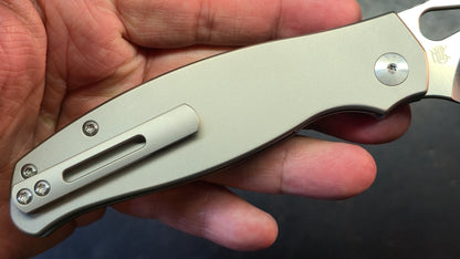 Monterey Bay Knives Sabertooth Titanium Handle S90V Blade
