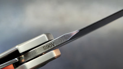 Monterey Bay Knives Sabertooth Titanium Handle S90V Blade
