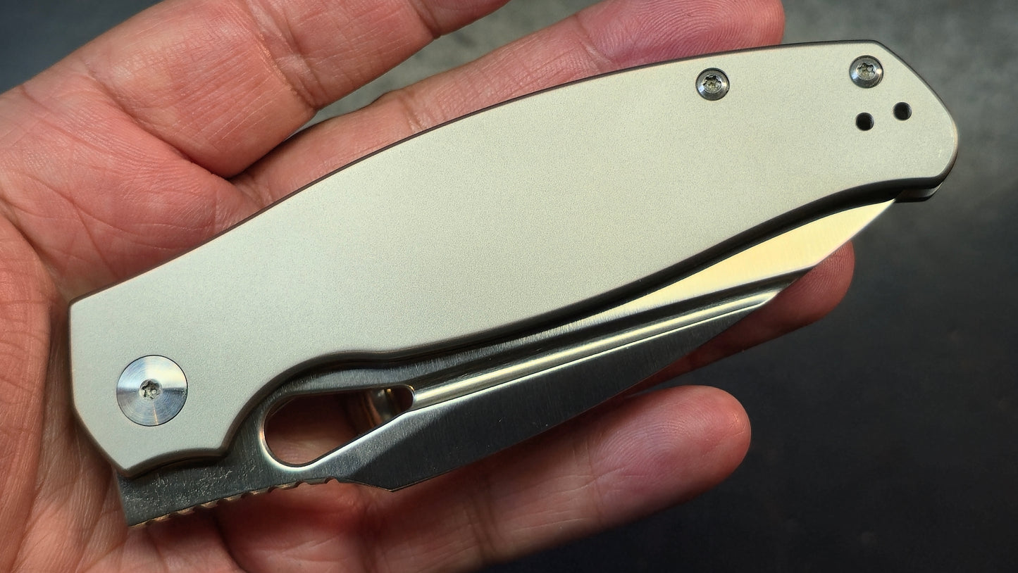 Monterey Bay Knives Sabertooth Titanium Handle S90V Blade