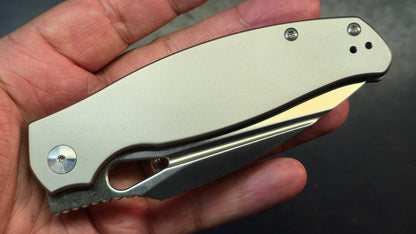 Monterey Bay Knives Sabertooth Titanium Handle S90V Blade