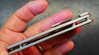 Monterey Bay Knives Sabertooth Titanium Handle S90V Blade