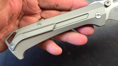 YJGDCN YJ2520 Titanium Handle M390 Blade