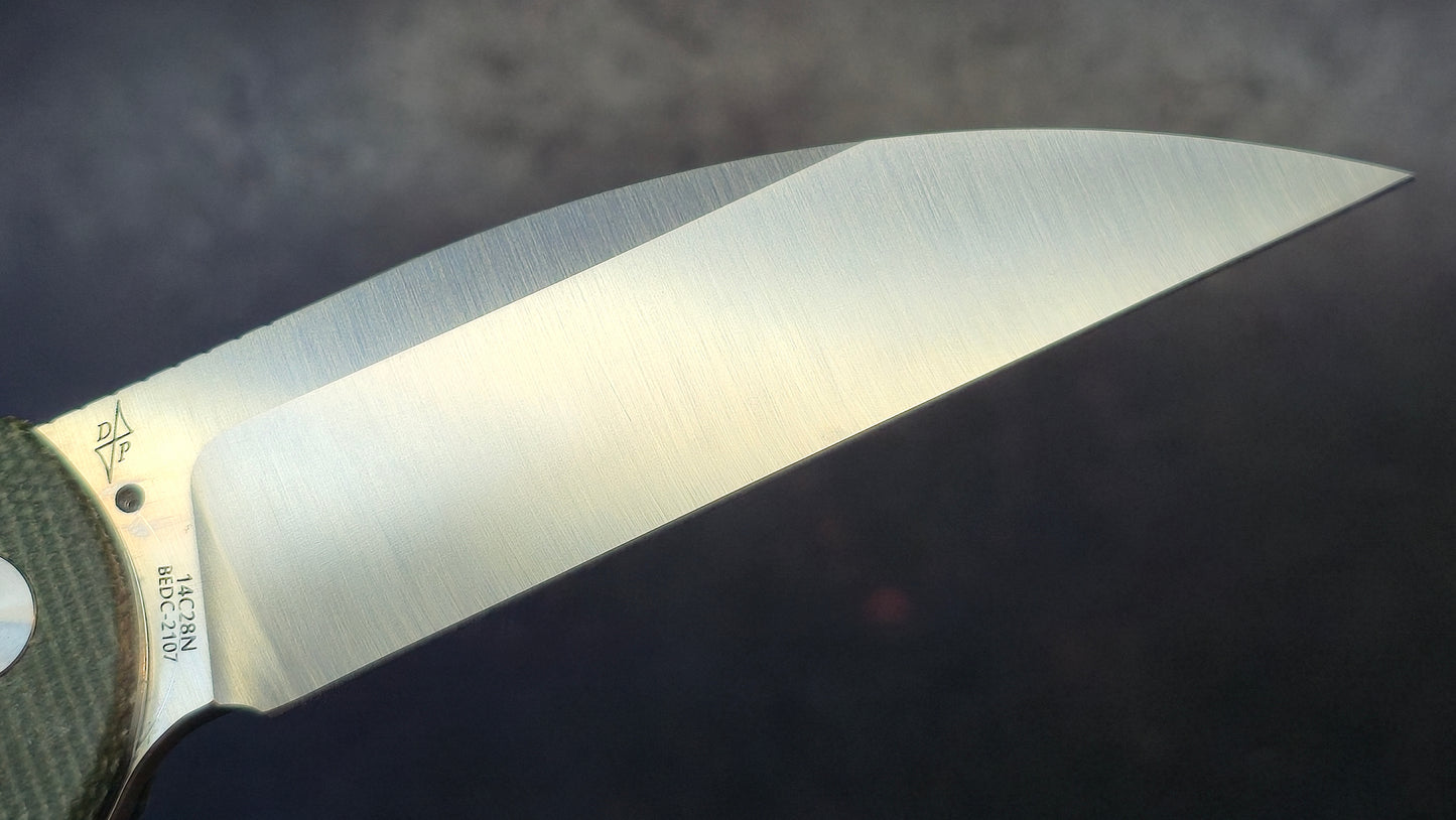 Beyond EDC Slim Micarta Handle 14C28N Blade