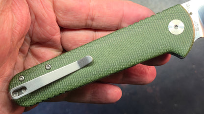 Beyond EDC Slim Micarta Handle 14C28N Blade