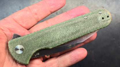 Beyond EDC Slim Micarta Handle 14C28N Blade