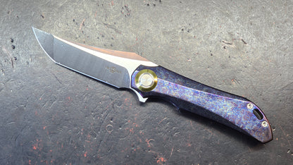 TWOSUN TS196 SABERTOOTH ANO Color Titanium M390