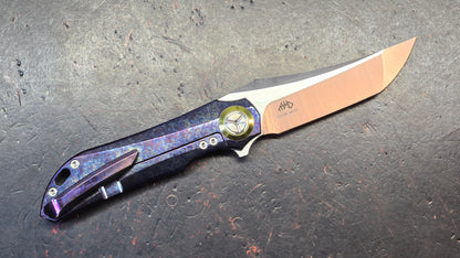 TWOSUN TS196 SABERTOOTH ANO Color Titanium M390