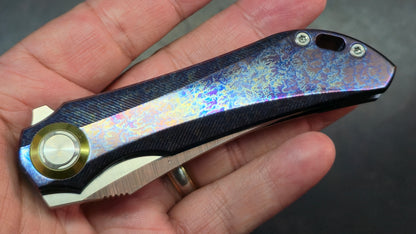 TWOSUN TS196 SABERTOOTH ANO Color Titanium M390