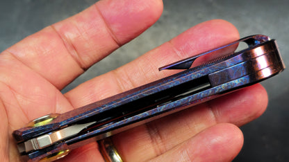 TWOSUN TS196 SABERTOOTH ANO Color Titanium M390