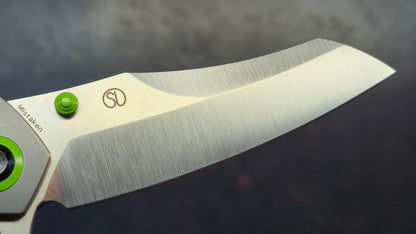 Kansept Mistaken Titanium/Twill Carbon Fiber Handle CPM 20CV Blade
